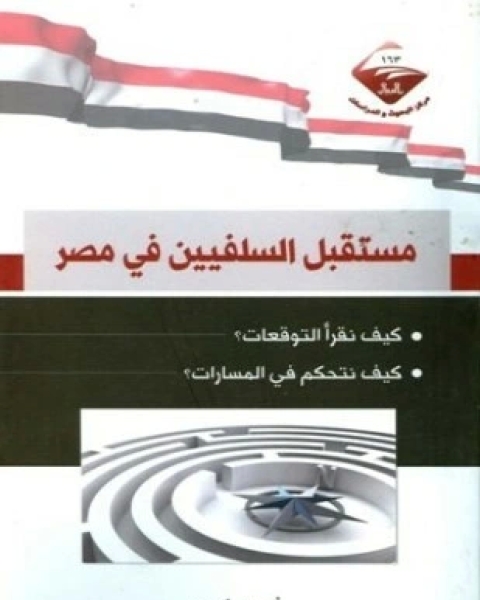 كتاب مستقبل السلفيين في مصر لـ أحمد فهمي